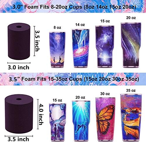 LFSUM Cup Turner Kit for Crafts Tumbler, Tumbler Cup Spinner, Glitter Powder, Epoxy Resin Kit for Beginners with Epoxy and Heat Gun (1X-Rose Red)