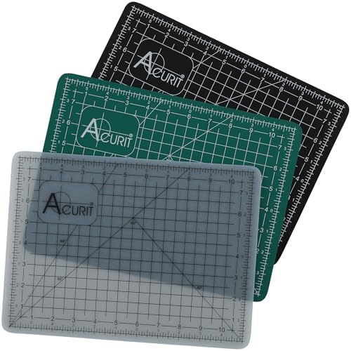 Acurit Self-Healing Cutting Mats - Self-Healing Craft Mats for Cutting, Measurements, Studios, Design, & More! - [Green - 18x24"]