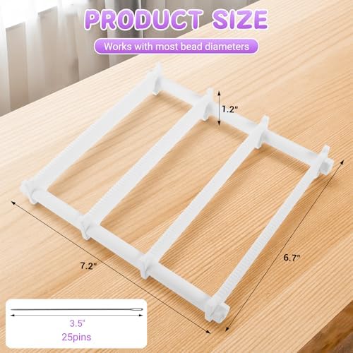 WECLAYER Bead Baking Rack,Polymer Clay Tools with 232 Slots(58 * 4) – Stackable & Heat-Resistant Drying Rack for Jewelry Making, Oven Safe for Home Ovens, Includes 25 Pins