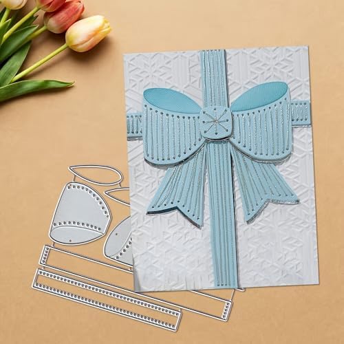 Lapoo 3D Backgrounds Frame Metal Cutting Die for Scrapbooking, New Cutting Dies DIY Album Card Making Decor Paper Craft Metal Die Cuts Party Wedding Decorations (Brogue 5.5 x 3.7 in)