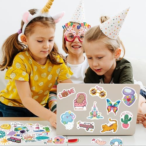 Wninbu 200 PCS Cute Stickers for Kids,Water Bottle Stickers for Girls Boys