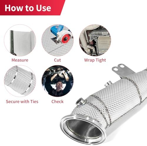 Exhaust Heat Shield Automotive 16" x 79" Roll, with Metal Ties