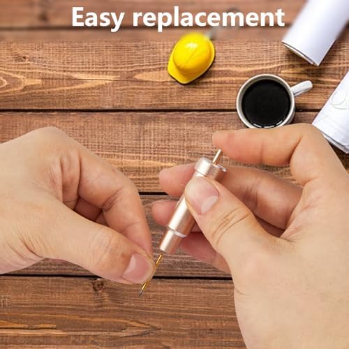 14 Pack Premium Fine Point Blade, 2 Housing & 12 Blades, Compatible with/Maker/Explore 3/Explore Air 2/Air/One, Fine Point Blade Housing for Slicing Cuts Glitter Vinyl, Cardstock, Faux