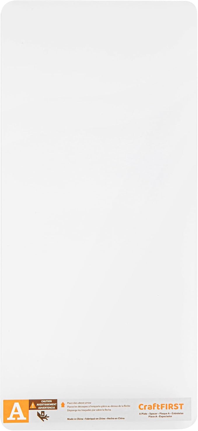 CraftFIRST Extended A Plate Spacer for Cuttlebug Die Cutting Machine 5.87" x 13"