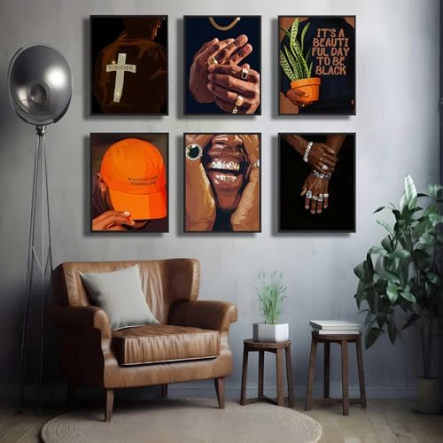 6pack Black Culture & Faith Art Diamond Art Kits，Diamond Painting Kit