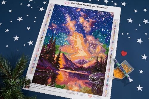 DIAMOND ART CLUB Starry Night - Night Music Diamond Art Kits for Adults