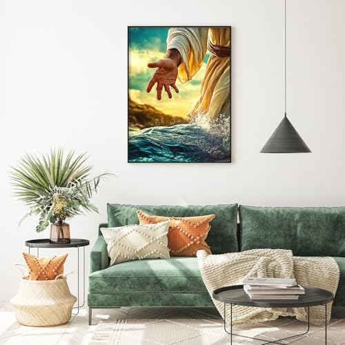 Diamond Art Kits for Adults, Jesus Diamond Painting Kit, 12 x 16 Inch