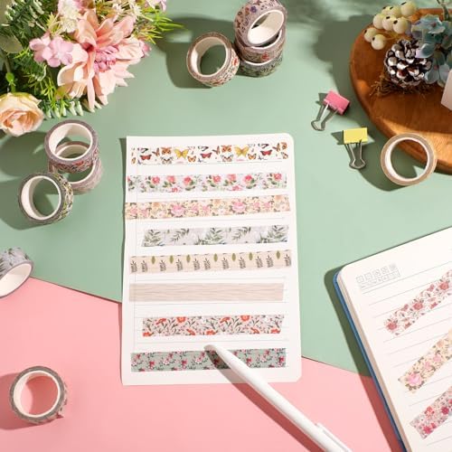 TaoBary 33 Rolls Washi Tape Set, 15mm Holiday Seasonal,Vintage Style