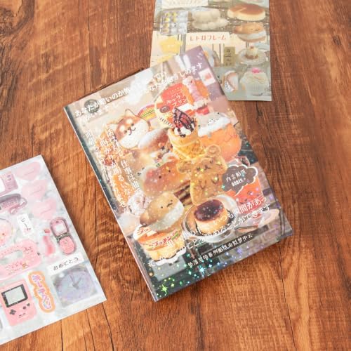 Uideyvi Japanese Comic Style Sticker Scrapbooking Supplies for Junk Journal, 45 Sheets Stickers TZ013009