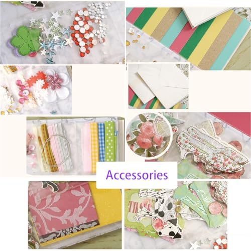 Huralona Greeting Card Making Supplies Envelope Kit Gift Anniversary Craft | Handmade DIY Card Kits 15 Cards 15 Envelopes with Accessories for Birthday Thanksgiving Christmas Wedding Invitation