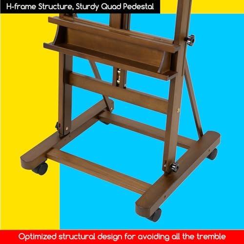 MEEDEN Adjustable H Frame Art Easel: Easel Stand for Painting and Display