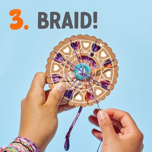 Bright Stripes Dial-A-Design DIY Bracelet Maker Kit with Patterns, Ages 8+