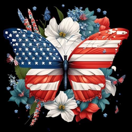 Diamond Art Kits for Adults Independence Day Diamond Painting Kit 14x14in