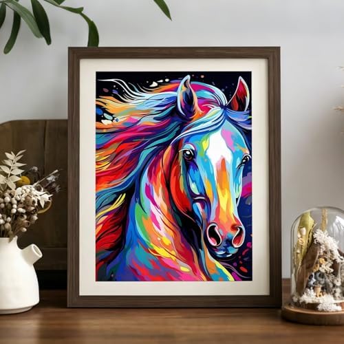 XTCIXAL Diamond Art Kits for Adults, Horse Diamond Painting - 12x16 Inch