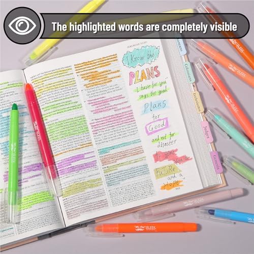 Mr. Pen- No Bleed Gel Highlighters, Vintage Colors, 16 Pack