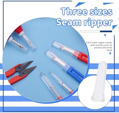 SOCNITC 68 Pcs Seam Ripper Tool Kit Stitch Rippers with Tailors Chalk