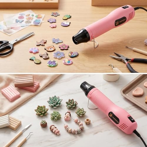 Mini Heat Gun 2 Temperature Settings 482°F/662°F Fast Heating Tool 5FT Cord