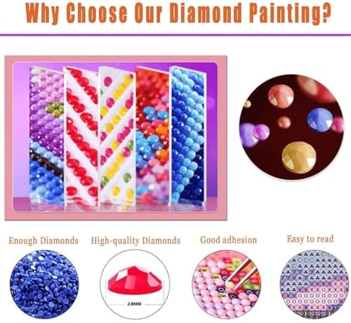 VeGuude Diamond Art Kits for Adults-Video Games Diamond Painting Wall Decor