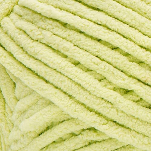 Bernat Baby Blanket BB Lemon Lime Yarn - 2 Pack of 10.5oz/300g - Polyester - #6 Super Bulky - 220 Yards - Knitting/Crochet