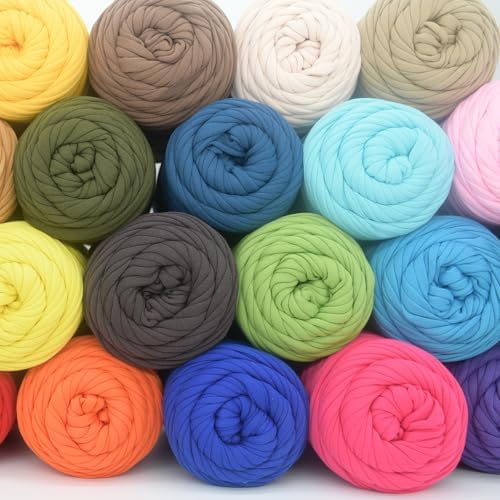 2 Pack Tshirt Yarn for Crocheting,Purple T Shirt Chunky Elastic Fabric Thick T-Shirt Crochet Yarn for Beginners Crocheting Hand Knitting Bag/Basket/Coasters/DIY Crafts/Home Decor 2 * 200G(Dark Purple