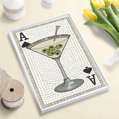 Cocktail Diamond Art Kits for Adults, Diamond Art Painting Kits for Adults