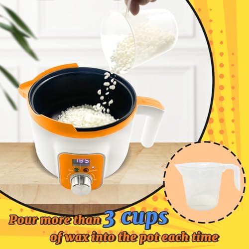 Electric Wax Melting Pot with LED Display & Precise Temperature Control