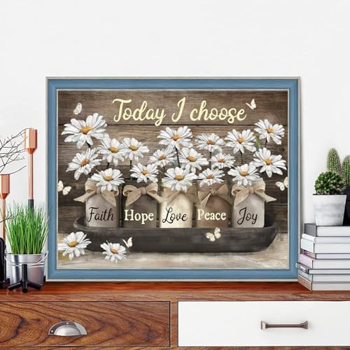 Axquilon Inspirational Diamond Art Kits for Adults 16x12inch