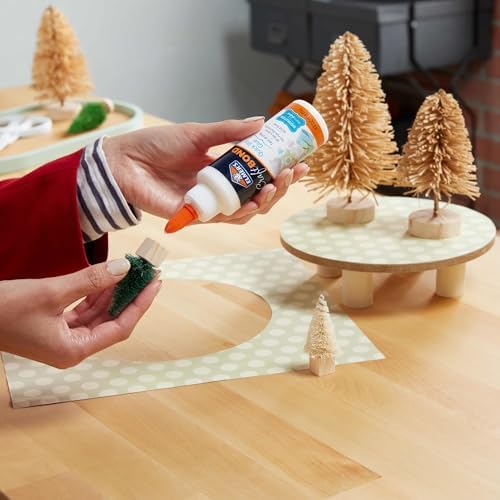 Elmer's CraftBond Quick Dry Craft Glue, 8 oz Total, Fast-Drying Formula for Paper, Fabric, Wood and More, Strong Bond, Washable