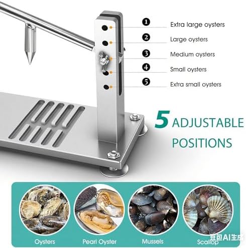 BIUWING Oyster Shucker Machine, Oyster Clam Opener Tool Set, Oyster Opener Machine (Upgraded)