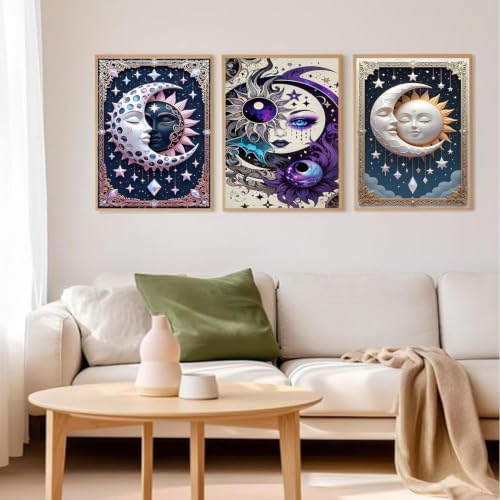 3 Pack card Diamond Art Kits for Adult Diamond Painting Kit for Beginner