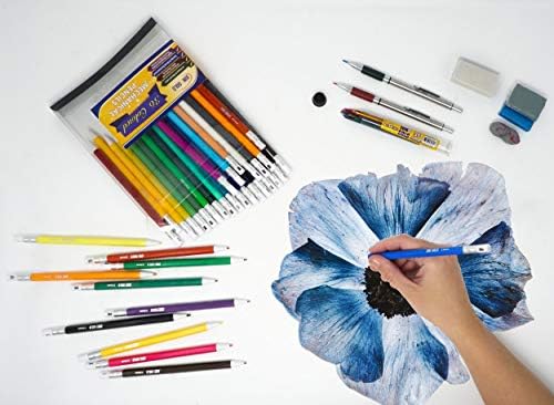 June Gold 36 Colored 2.0 mm Mechanical Pencils with 36 Unique Color Leads