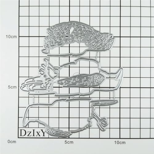 Halloween Patchwork Crow Metal Cutting Dies for Card Making