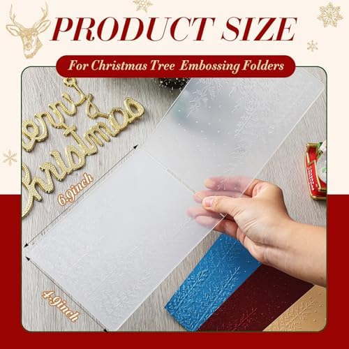 1 Pcs Geiseralie Embossing Folders for Card Making,Christmas Tree