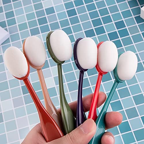 Yoseng 6 Pcs Craft Ink Blending Brushes,Color Coded Handles