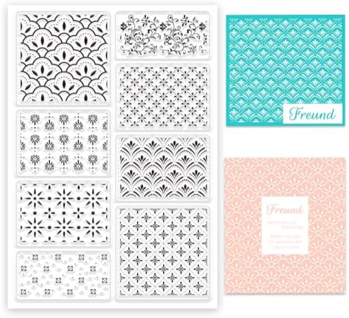 ORIGACH Background Pattern Clear Stamps for Card Making