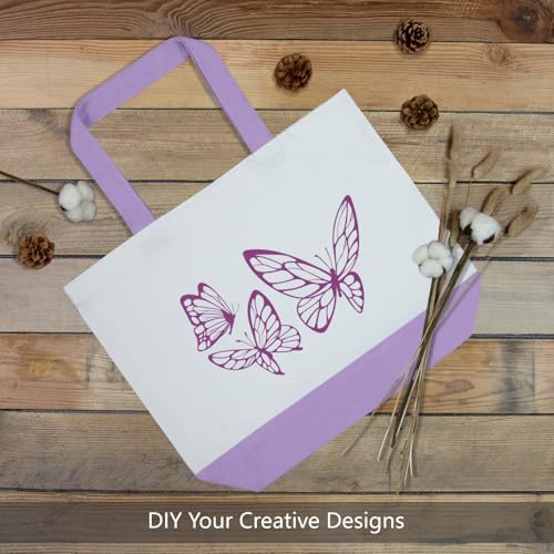 TOPDesign 3-Pack Super Strong Large 12oz Cotton Canvas Tote Bags, Reusable Grocery Shopping Cloth Bags, Fashionable Two-Tone Totes for Crafts, DIY Your Creative Designs