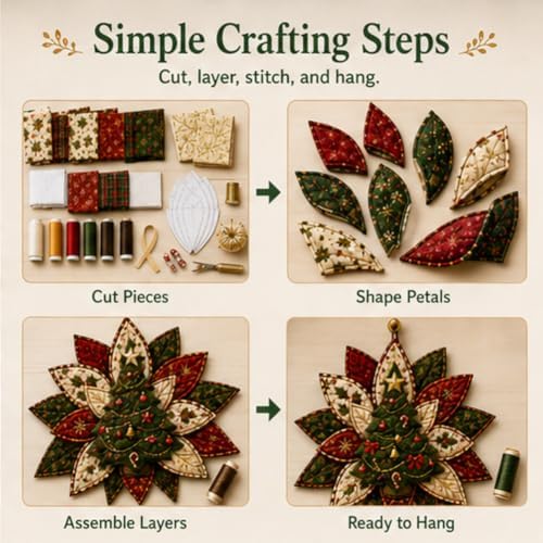 Beginner-Friendly Oversized Christmas Character Quilted Door Hanger