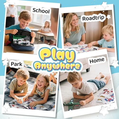 3D Paper Building Model, DIY Origami Kit for Kids Ages 8-12, Includes 8 Pre-cut, Easy-to-Assemble Aircraft 3D Paper Building Models, Airplane Origami Kit for Kids Ages 8-12