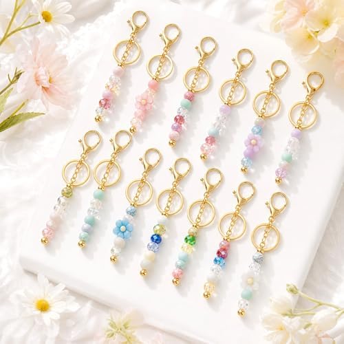 30Pcs Blank Beadable Keychain Bars Bulk Blank Metal Keychain