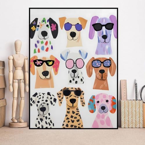 YOLENIX Portrait of a Puppy Diamond Art Kits for Adult Diamond Painting Kit