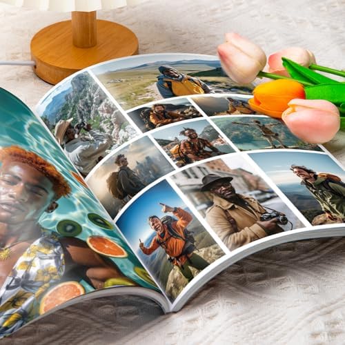 EggSun Vision Board Supplies with 1200+ Images & Quotes Collage Magazine Book, Wall Clip Art Scrapbook Journal Kit for Vision Board Making Beginners Women Men Teen Boy Girls Coquette Room Decors (Men)
