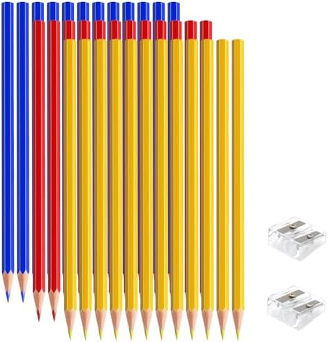 36 PCS Red Yellow Blue Colored Pencils, Pre-sharpened Professional Wooden Art Pencils Set for Artists Painting | Premium Drawing Sketching Supplies