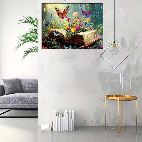 WNPOKN Book Diamond Art Kits for Adults 16 x 12 inch
