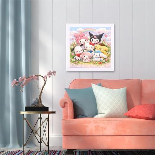 JAKI Diamond Art Painting Kits for Adults,Cartoon Diamond Art 13.8x13.8inch
