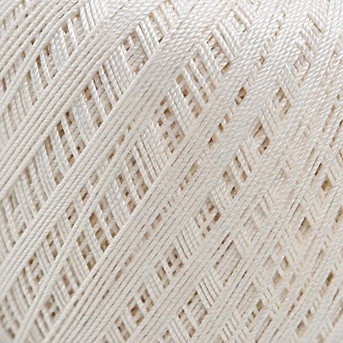 Yarn Art 1 Skein YarnArt Violet,100 Mercerized Cotton Yarn Threads Crochet Lace Hand Knitting Yarn Embroidery Arts Crafts (Beige 6194)