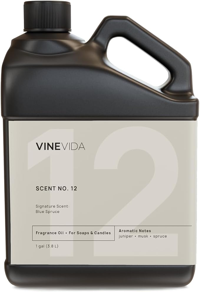 VINEVIDA [128oz] Blue Spruce Fragrance Oil for Candle and Soap Making - Made in USA Natural Scents