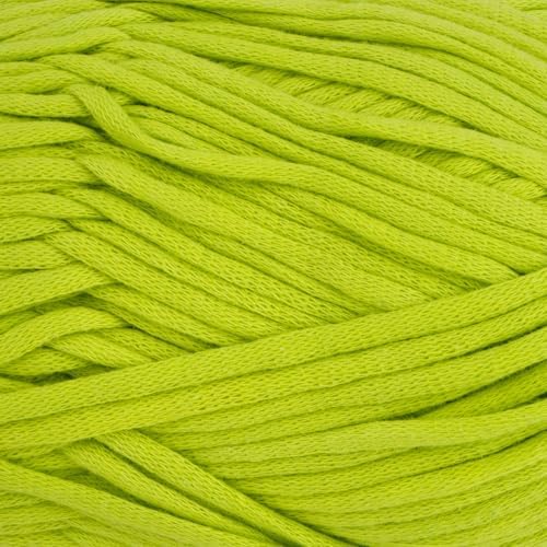 Loops & Threads Cuddle Craft Tube Yarn – Medium (4) Cotton Nylon Blend, Soft Tube Yarn for Knitting, Crochet & Crafts, Ideal for Apparel, Accessories & Decor, 109 yd / 3.52 oz Skein, 8 Pack