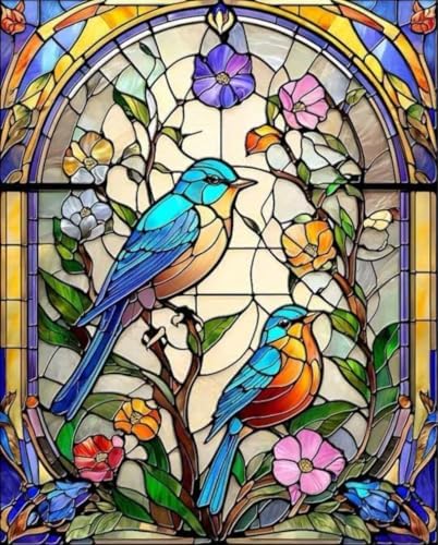 DYAIANGMU Bird Paint by Numbers Kit for Adults Beginners 19.6X15.7 inch