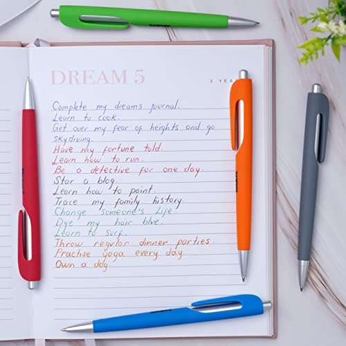 BLIEVE - Aesthetic Highlighters and Gel Pens With Soft Ink and Chisel Tip, Bible Highlighters and Pens No Bleed, Dry Fast Easy to Hold, for Bible Journaling Planner School Supplies (COLORFUL)
