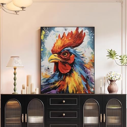 XTCIXAL Paint by Numbers Kit for Adults, Chicken - 16X20 Inch